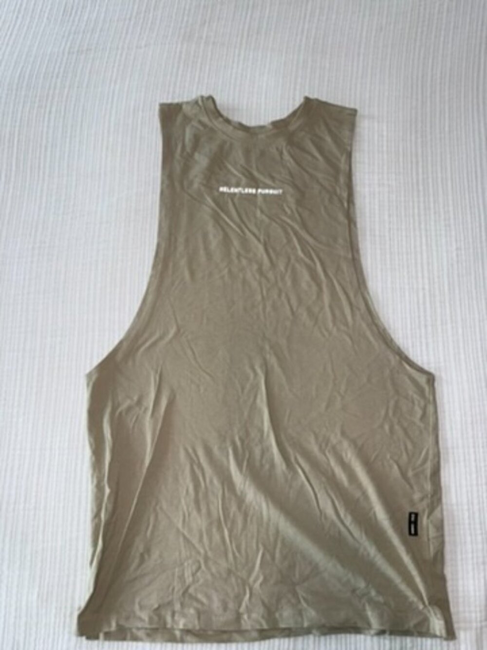 ASRV CottonPlus Muscle Tank Sand Smoke Men's Size M DSG-0484
